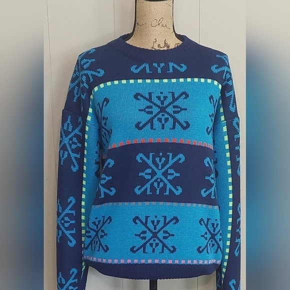 Obermeyer Vintage Sweater Large Pre-loved Men's Size Large Long Sleeve - Picture 7 of 9